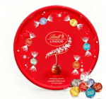 Bote de Trufas de Chocolate Variadas Lindt Lindor de 900g en dos cajas – Perfecto para compartir – Bolas de chocolate con un relleno suave que se derrite en la boca, rojo. - Imagen 2