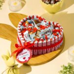 Onza Mona de Pascua Chocolate Kinder para Regalar - Cesta Huevos de pascua chocolate Schokobons, Kinder Bueno, Happy Hippo - Regalos originales para mujer y hombre - Imagen 6