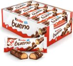 Kinder Bueno Caja Completa 20 x 43 g (40 Barritas, 860 g Total) - Chocolate con Leche y Relleno de Avellana - Distribuido por Laborawi