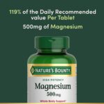 Nature's Bounty Suplementos de magnesio de 500 mg comprimidos, apoya la salud ósea y muscular, 200 unidades (paquete de 2) - Imagen 6