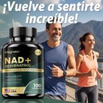 Megneta NAD+ Energía y Envejecimiento Saludable con Trans-Resveratrol 100 Cápsulas Suplemento Fitness - Imagen 4