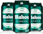Mahou Clásica, Pack 24 Botellas x 25cl, Cerveza Dorada Lager, Auténtica Cerveza Mahou Con Sabor Suave, 4.8% Vol. Alcohol, El embalaje puede variar - Imagen 4
