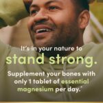 Nature's Bounty Suplementos de magnesio de 500 mg comprimidos, apoya la salud ósea y muscular, 200 unidades (paquete de 2) - Imagen 4