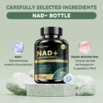 Megneta NAD+ Energía y Envejecimiento Saludable con Trans-Resveratrol 100 Cápsulas Suplemento Fitness - Imagen 3