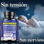 Megneta Magnesio Complex 12-en-1  120 Cápsulas  Citrato + Glicinato+Malato Fórmula de Magnesio de Alta Calidad para Uso Diario - Imagen 7
