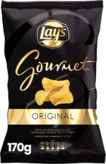 Lay's Gourmet Patatas Fritas con Sal, 170g, Sabor Salado